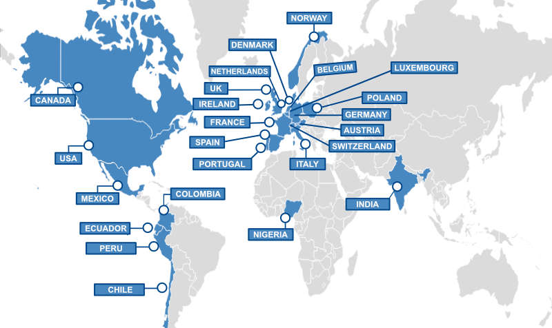 4 Continents, 25 Countries & Counting